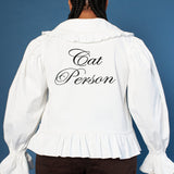 Cat Person Blouse