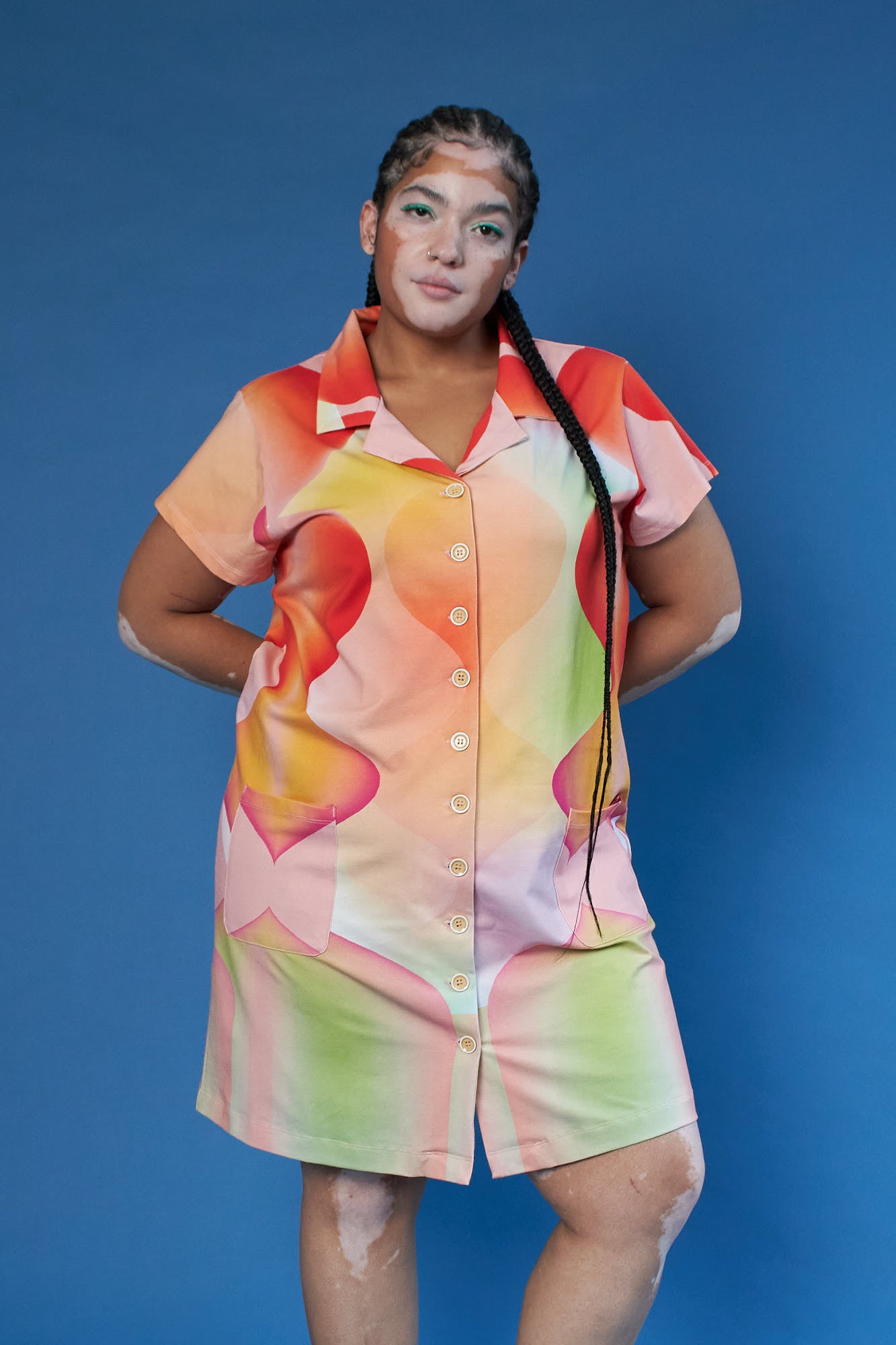 colourful shirt dress Floral cotton midi shirt dress in multicoloured - Etro